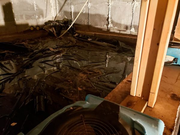 Crawlspace Water Cleanup in Oconomowoc